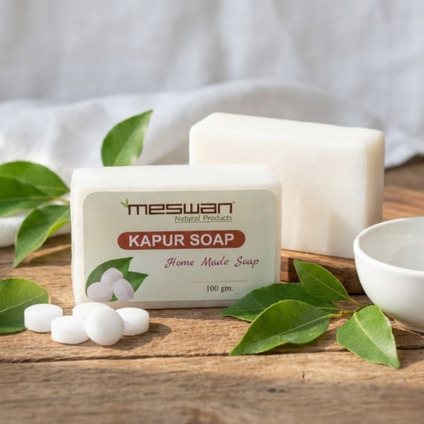 Kapur Soap (Home Made) – Natural Camphor Soap for Refreshing & Gentle Cleansing | 100 gm